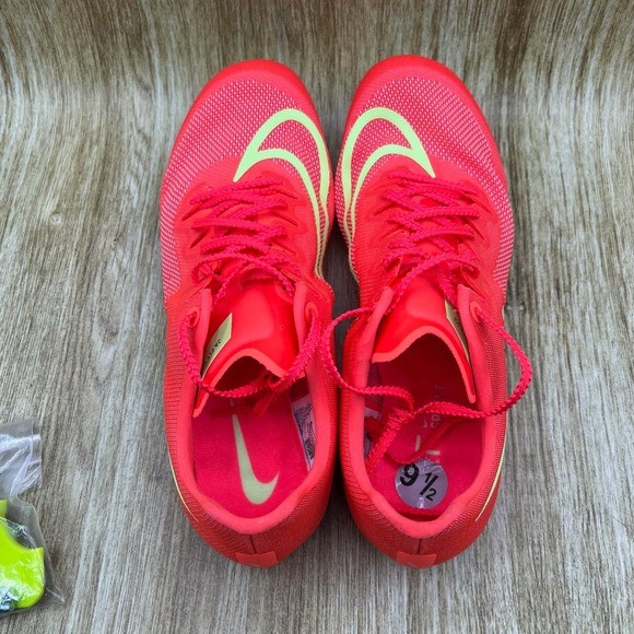 Nike Zoom Ja Fly 4 Track Spikes Men's 9.5 Bright Crimson Volt DR2741-601 NEW - Picture 6 of 10